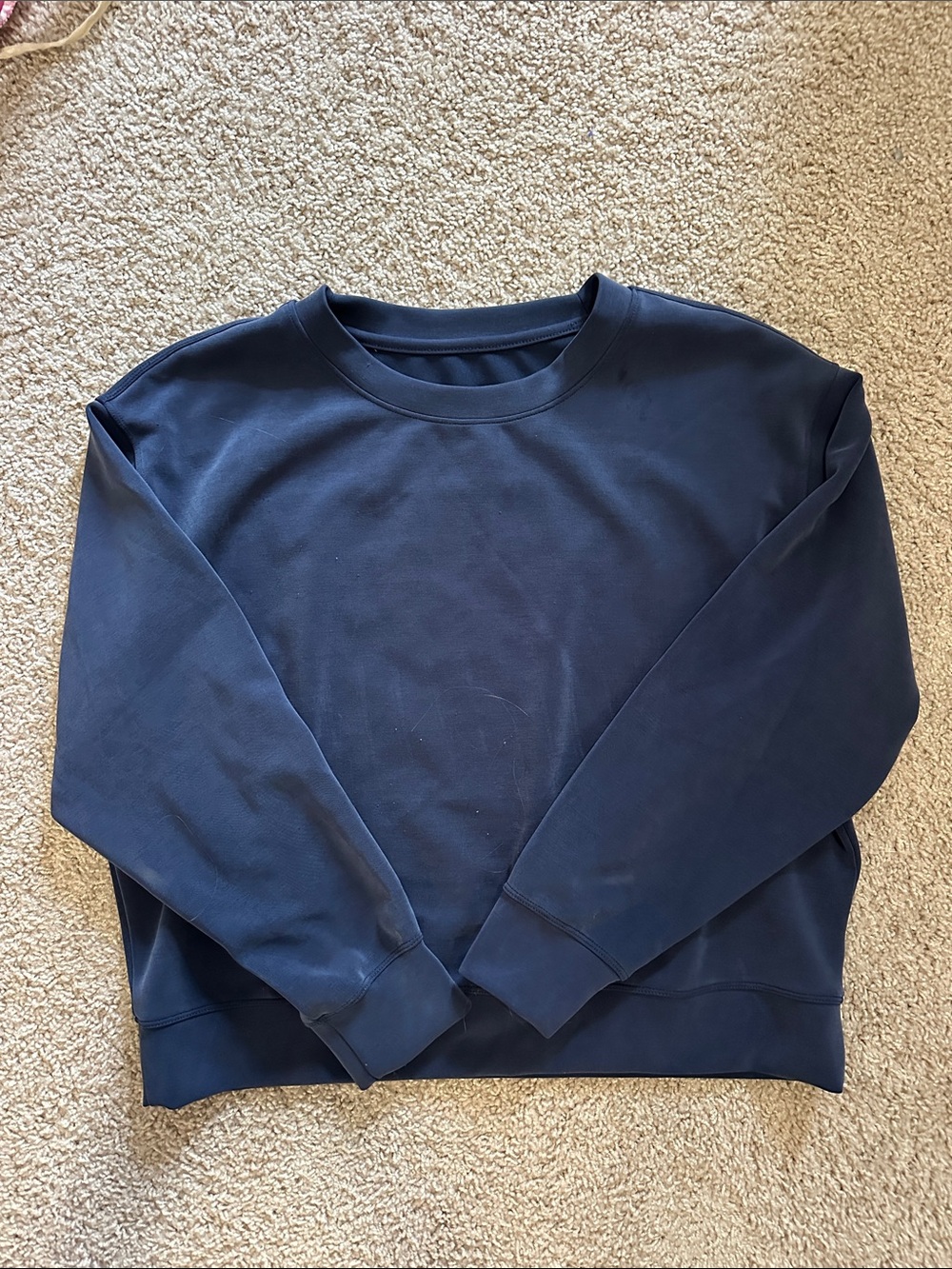 Navy Crewneck Sweatshirt - Classic Pullover